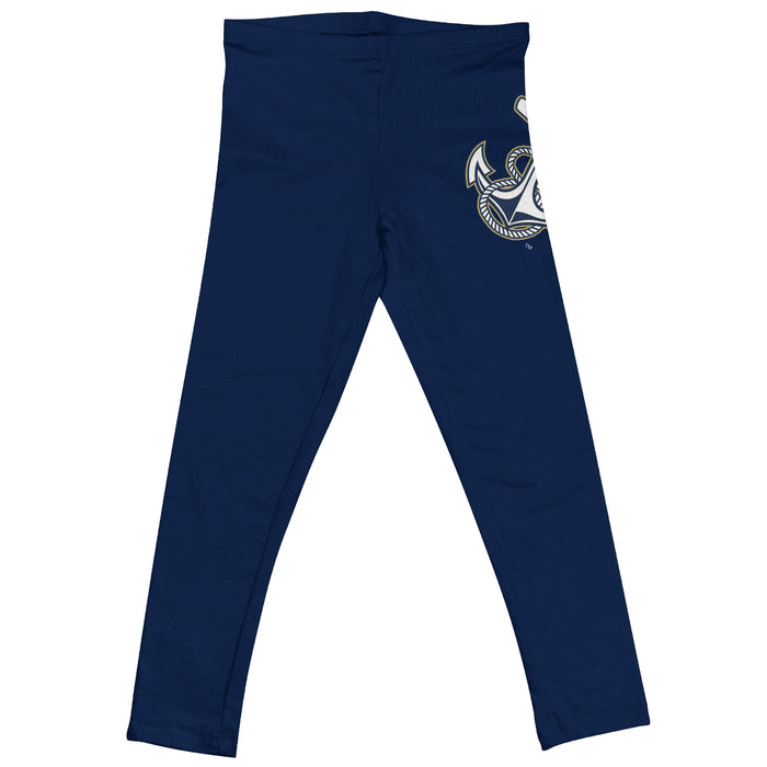 United States Naval Academy Solid Navy Blue Leggings - Vive La Fête - Online Apparel Store