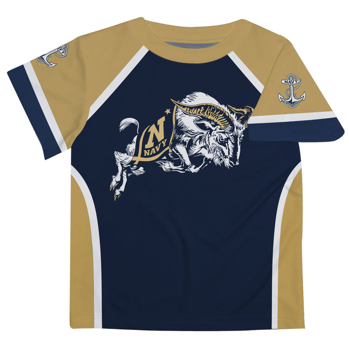 US Naval Academy Navy and Gold Boys Tee Shirt SS - Vive La Fête - Online Apparel Store