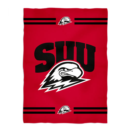 Southern Utah Thunderbirds Blanket Red - Vive La Fête - Online Apparel Store
