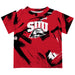Southern Utah University Thunderbirds Vive La Fete Boys Game Day Red Short Sleeve Tee Paint Brush