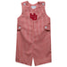 University of Utah Utes Embroidered Red Cardinal Gingham Boys Jon Jon