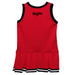 University of Utah Utes Vive La Fete Game Day Red Sleeveless Youth Cheerleader Dress - Vive La Fête - Online Apparel Store