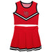 Utah Utes Vive La Fete Game Day Red Sleeveless Cheerleader Set