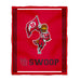 University of Utah Utes Vive La Fete Kids Game Day Red Plush Soft Minky Blanket 36 x 48 Mascot