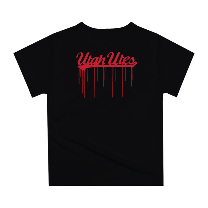 University of Utah Utes Original Dripping Basketball T-Shirt by Vive La Fete - Vive La Fête - Online Apparel Store
