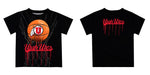 University of Utah Utes Original Dripping Basketball T-Shirt by Vive La Fete - Vive La Fête - Online Apparel Store