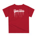 University of Utah Utes Original Dripping Basketball T-Shirt by Vive La Fete - Vive La Fête - Online Apparel Store