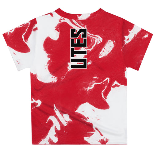 University of Utah Utes Vive La Fete Marble Boys Game Day Red Short Sleeve Tee - Vive La Fête - Online Apparel Store