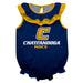 Tennessee Chattanooga Mocs Blue Sleeveless Ruffle Onesie Logo Bodysuit by Vive La Fete
