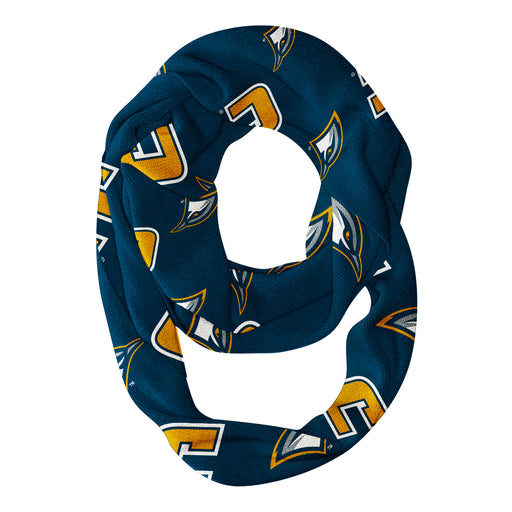 Tennessee Chattanooga Mocs Vive La Fete Repeat Logo Game Day Collegiate Women Light Weight Ultra Soft Infinity Scarf