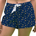 Tennessee Chattanooga Mocs Vive La Fete Game Day All Over Logo Women Blue Lounge Shorts