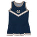Utah State Aggies USU Vive La Fete Game Day Blue Sleeveless Cheerleader Dress
