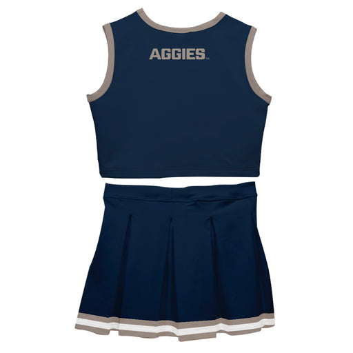 Utah State Aggies USU Vive La Fete Game Day Blue Sleeveless Cheerleader Set - Vive La Fête - Online Apparel Store