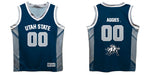 Utah State Aggies USU Vive La Fete Game Day Navy Boys Fashion Basketball Top - Vive La Fête - Online Apparel Store