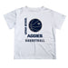 Utah State Aggies Vive La Fete Basketball V1 White Short Sleeve Tee Shirt