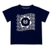 Utah State Aggies Vive La Fete Blue Art V1 Short Sleeve Tee Shirt
