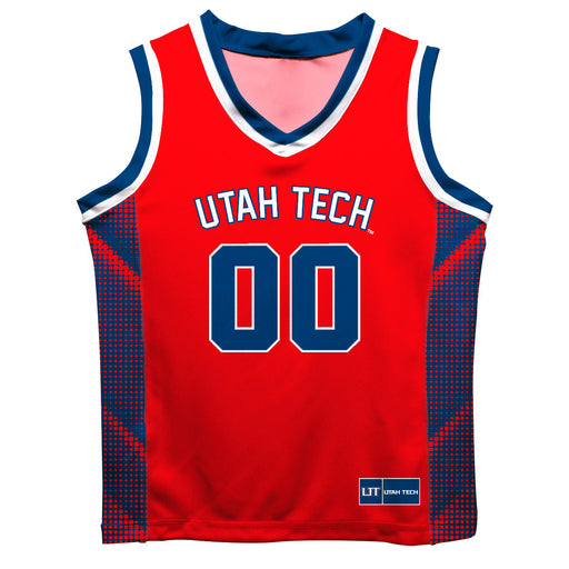Utah Tech University Trailblazers Vive La Fete Game Day Red Boys Fashion Basketball Top