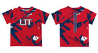 Utah Tech University Trailblazers Vive La Fete Boys Game Day Red Short Sleeve Tee Paint Brush - Vive La Fête - Online Apparel Store