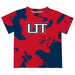 Utah Tech University Trailblazers Vive La Fete Marble Boys Game Day Red Short Sleeve Tee