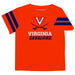 Virginia Cavaliers Stripe Orange Boys Tee Shirt SS - Vive La Fête - Online Apparel Store