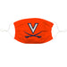 Virginia Cavaliers 3 Ply Vive La Fete Face Mask 3 Pack Game Day Collegiate Unisex Face Covers Reusable Washable - Vive La Fête - Online Apparel Store