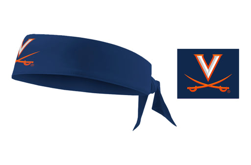 Virginia Cavaliers UVA Vive La Fete Blue Head Tie Bandana - Vive La Fête - Online Apparel Store