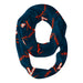 Virginia Cavaliers UVA Vive La Fete Repeat Logo Game Day Collegiate Women Light Weight Ultra Soft Infinity Scarf