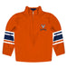 Virginia Cavaliers UVA Vive La Fete Vive La Fete Game Day Orange Quarter Zip Pullover Stripes on Sleeves - Vive La Fête - Online Apparel Store