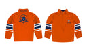 Virginia Cavaliers UVA Vive La Fete Vive La Fete Game Day Orange Quarter Zip Pullover Stripes on Sleeves - Vive La Fête - Online Apparel Store