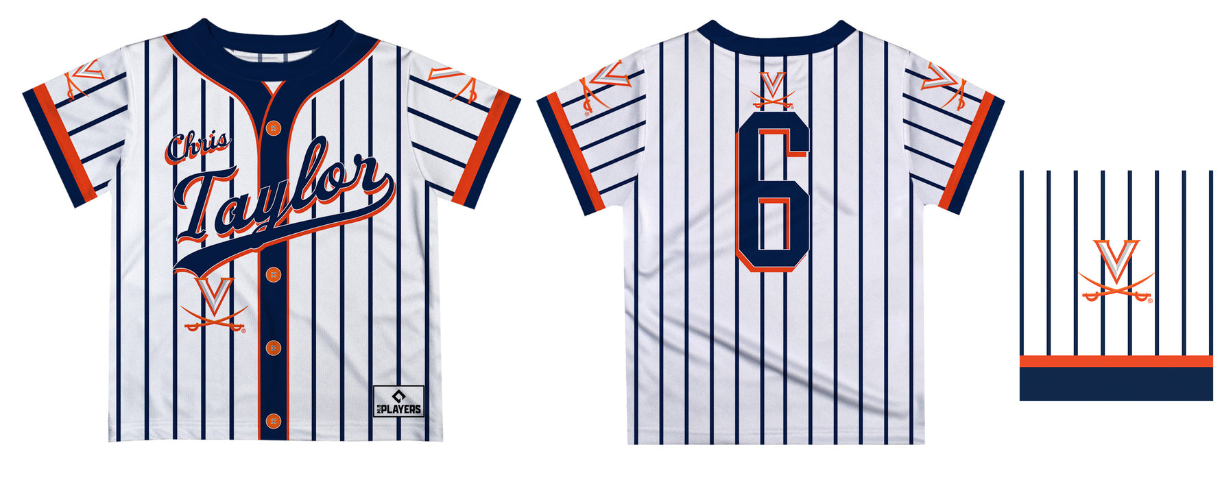 MLB Players Association Chris Taylor Virginia Cavaliers UVA MLBPA Officially Licensed by Vive La Fete T-Shirt - Vive La Fête - Online Apparel Store