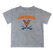 Virginia Cavaliers UVA Vive La Fete Boys Game Day V2 Gray Short Sleeve Tee Shirt