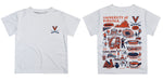 Virginia Cavaliers UVA Hand Sketched Vive La Fete Impressions Artwork Boys Navy Short Sleeve Tee Shirt - Vive La Fête - Online Apparel Store