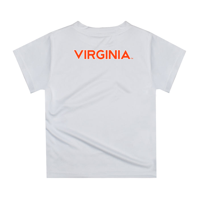 Virginia Cavaliers UVA Original Dripping Basketball Blue T-Shirt by Vive La Fete - Vive La Fête - Online Apparel Store