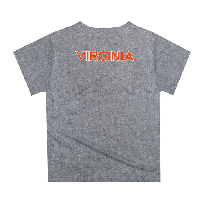 Virginia Cavaliers UVA Original Dripping Basketball Blue T-Shirt by Vive La Fete - Vive La Fête - Online Apparel Store