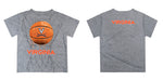 Virginia Cavaliers UVA Original Dripping Basketball Blue T-Shirt by Vive La Fete - Vive La Fête - Online Apparel Store