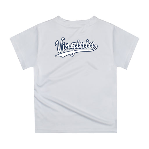 Virginia Cavaliers UVA Original Dripping Baseball Helmet Blue T-Shirt by Vive La Fete - Vive La Fête - Online Apparel Store