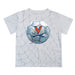 Virginia Cavaliers UVA Original Dripping Soccer White T-Shirt by Vive La Fete