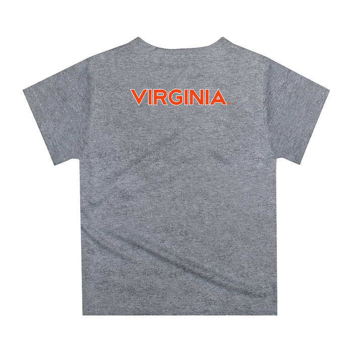 Virginia Cavaliers UVA Original Dripping Soccer Blue T-Shirt by Vive La Fete - Vive La Fête - Online Apparel Store