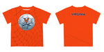 Virginia Cavaliers UVA Original Dripping Soccer Blue T-Shirt by Vive La Fete - Vive La Fête - Online Apparel Store