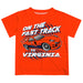 Virginia Cavaliers UVA Vive La Fete Fast Track Boys Game Day Orange Short Sleeve Tee