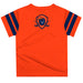 Virginia Cavaliers UVA Vive La Fete Boys Game Day Orange Short Sleeve Tee with Stripes on Sleeves - Vive La Fête - Online Apparel Store