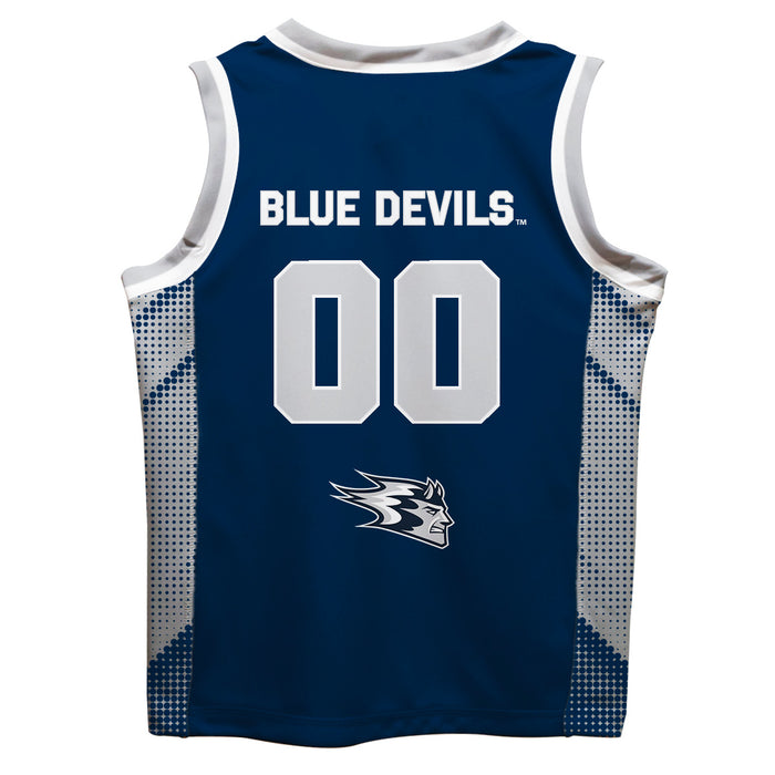 University of Wisconsin Stout Blue Devils UW  Vive La Fete Game Day Navy Boys Fashion Basketball Top - Vive La Fête - Online Apparel Store