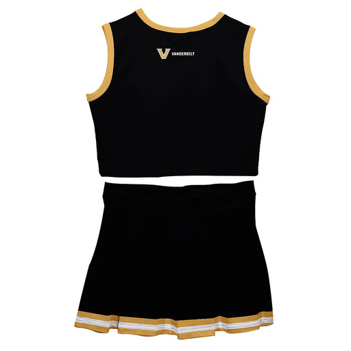 Vanderbilt Commodores Vive La Fete Game Day Black Sleeveless Cheerleader Set - Vive La Fête - Online Apparel Store