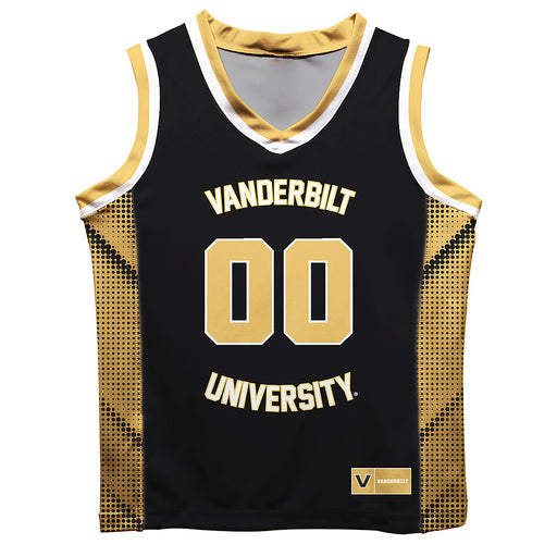 Vanderbilt University Commodores Vive La Fete Game Day Black Boys Fashion Basketball Top