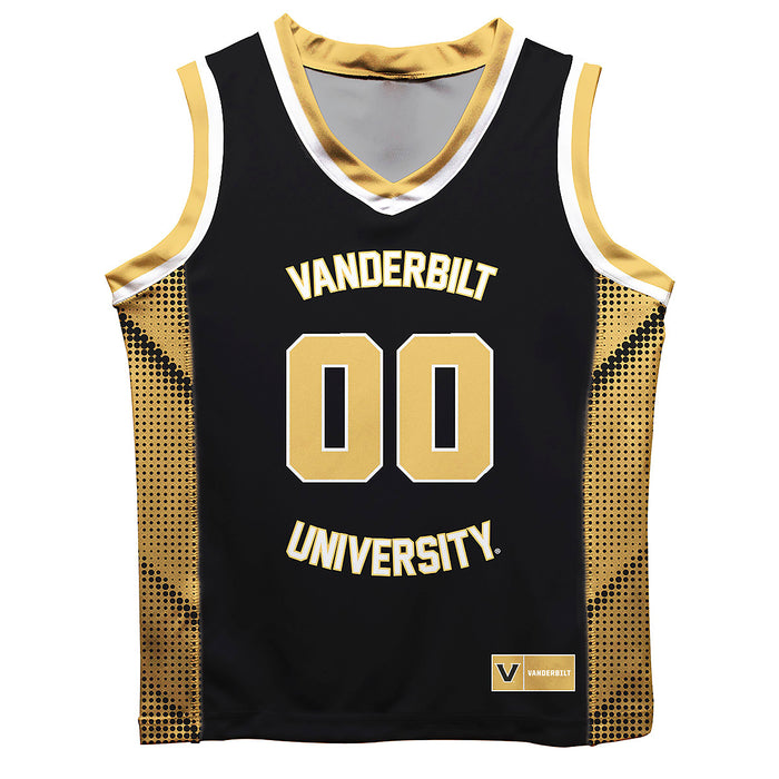 Vanderbilt University Commodores Vive La Fete Game Day Black Boys Fashion Basketball Top