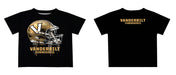 Vanderbilt University Commodores Original Dripping Football Helmet T-Shirt by Vive La Fete - Vive La Fête - Online Apparel Store