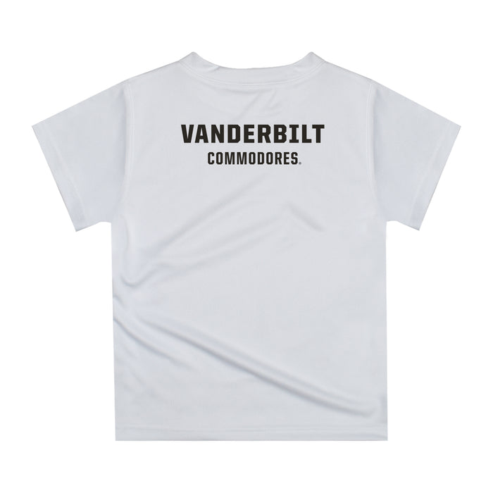 Vanderbilt University Commodores Original Dripping Basketball Gold T-Shirt by Vive La Fete - Vive La Fête - Online Apparel Store