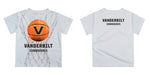 Vanderbilt University Commodores Original Dripping Basketball Gold T-Shirt by Vive La Fete - Vive La Fête - Online Apparel Store