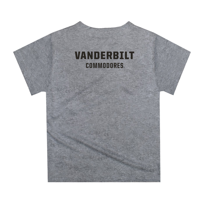 Vanderbilt University Commodores Original Dripping Basketball Gold T-Shirt by Vive La Fete - Vive La Fête - Online Apparel Store