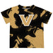 Vanderbilt University Commodores Vive La Fete Marble Boys Game Day Black Short Sleeve Tee